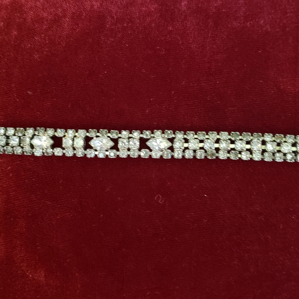 Vintage Rhinestone Bracelet